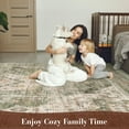 thumbnail image 4 of -Runner Rug X Rugs for Living Room- Machine Washable Rug-Soft Living Room Rug-Vintage Non Slip Carpet-Rugs for Bedrooms Dining Office, 4 of 7
