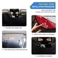 thumbnail image 3 of Foldable Car Windshield Sunshade UV Sun Visor Protector Blocks UV Rays Keeps Vehicle Cool 57x31.5 Inch Christmas-themed Pictorial Pattern, 3 of 8