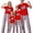 Red12, variant on 250th Anniversary American Flag Matching Family Pajamas, 4th of July Short Sleeve Pjs Set, Independence Day Family Matching Outfits for Pajama Party