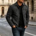 thumbnail image 6 of USNSM Mens Classic Leather Jackets Long Sleeve Turndown Collar Outwear Full Zip Motorcycle Vintage Racing Jacket Coat Black XXL, 6 of 8