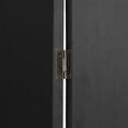 thumbnail image 6 of 6 ft. Modern Arch Velvet Room Divider Black 3 Panel, 6 of 7