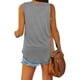 thumbnail image 4 of Las mujeres Vest Tops, sin mangas Color Sólido Cuello en V Casual Blusa Camisas Nituyy Disponible en varios colores, un chaleco de moda de color sólido., 4 of 5