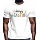 thumbnail image 2 of Camisetas casuales de manga corta con estampado de conejo de Pascua para hombre, 2 of 8