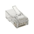 thumbnail image 2 of Tripp Lite N230-100-STR Cat6 RJ45 Modular Plug for Round Stranded UTP Conductor - Pack of 100, 2 of 3