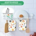 thumbnail image 4 of Yayeee Pot Holders Kitchen Heat Resistant with Pocket 7"x9.8" Cotton Oven Cooking Hot Pads, Colorful Retro Floral, 4 of 7
