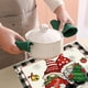 thumbnail image 4 of Snowflake Christmas Table Mats Set of 4, Holiday Dining Placemats for Kitchen Table Decor, Festive Winter Party Dinner Mat, Waterproof Heat Resistant Coasters for Home Decor and Gifts, 4 of 6