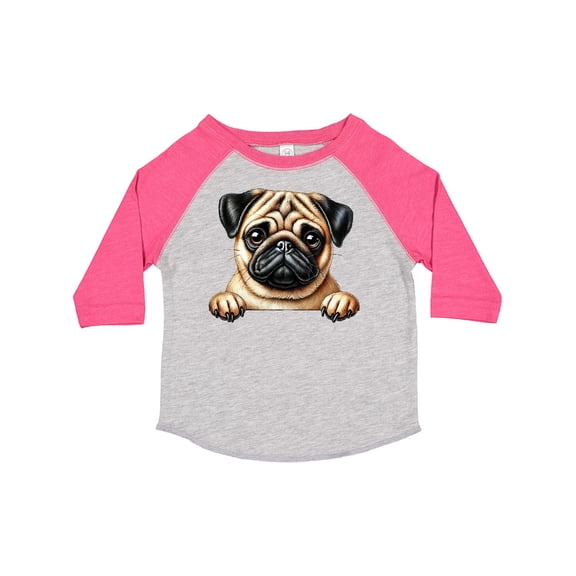 Inktastic Cute Pug Boys or Girls Toddler T-Shirt