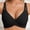 A1_Black, variant on Plus Size Wireless Lift Supportive Bras Deep V Neck Bras No Underwire Comfortable Bra Full Support No Underwire Bras Tshirt Push Up Bralettes Full Coverage Plunge Seamless Bra White Xxl