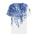 thumbnail image 5 of TaTaai Womens Casual Loose Fit Random Print V Neck Tops Button Decor Short Sleeve T Shirts Soft Lightweight Comfy Fashion Daily Wear Blouses for Women Gift, 5 of 7