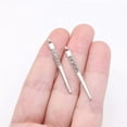 thumbnail image 3 of HOOUN 180 Pcs Tibetan Silver Chopsticks Charms Pendant 35X32MM DIY Making C15657, 3 of 3