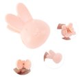 thumbnail image 3 of Unique Bargains 2Pcs Lightweight Rabbit-Shaped Toothbrush Covers for Travel Plastic Beige, Green, Pink, Yellow, 3 of 5