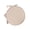 Beige, variant on Chair Seat Pad Bistro Round Chair Seat Pad Cushions Tie-on Kitchen Dining Removable Cover