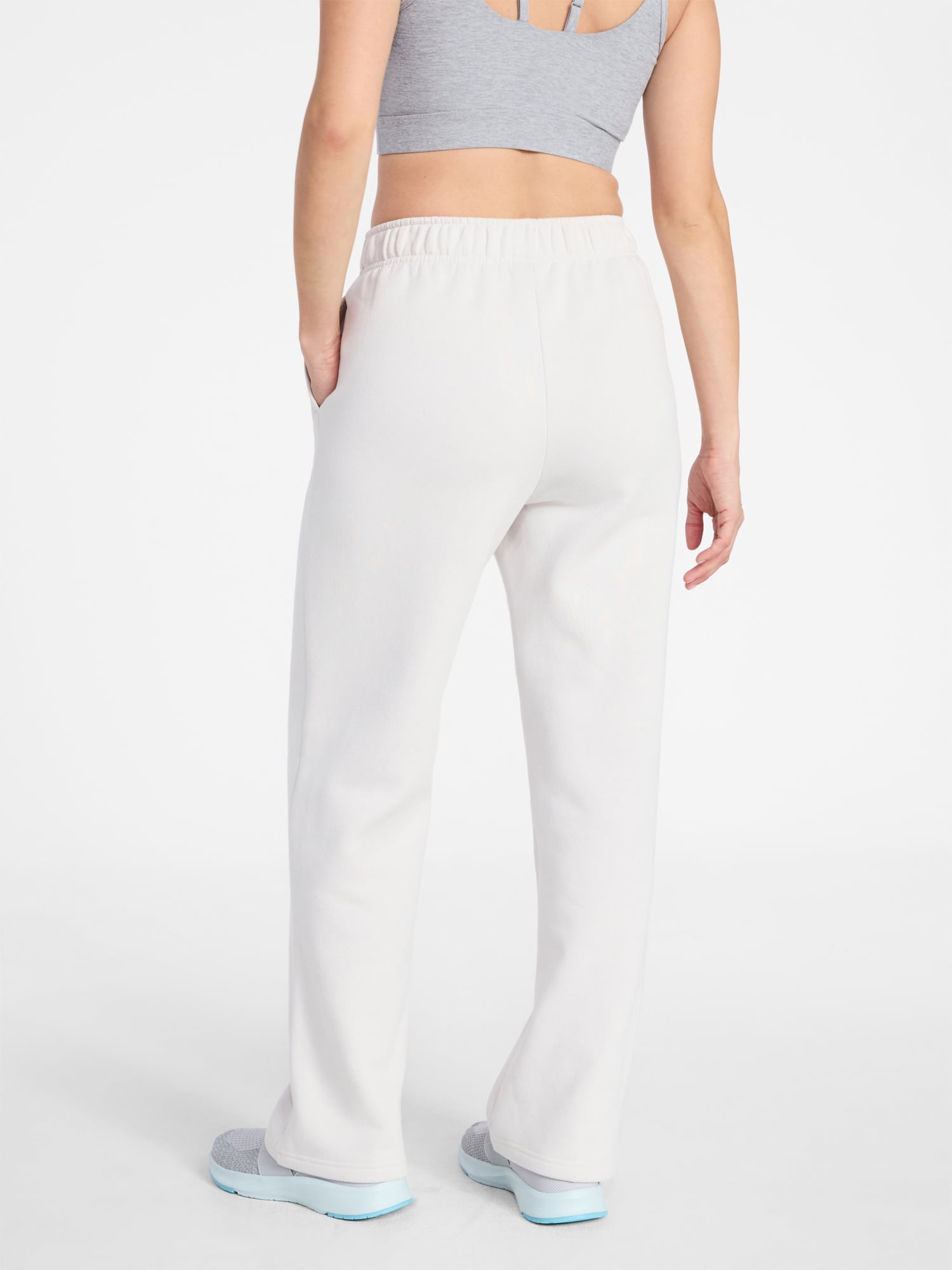Athletic Works Women's and Women's Plus Fleece Pants with Pockets, 30" Inseam, Sizes XS-4X