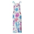 thumbnail image 4 of Kmdttou Cargo Pants Easter Print Sleeveless Two Pocket Casual Overalls Jumpsuit Jumpsuit Pants (Regular & Plus Size) S-5XL, 4 of 5
