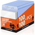 thumbnail image 1 of xianlin-200 Semi Rigid Card Holders PSA Graded Card Sleeves Soft Penny Sleeves, Baseball, Trading, Sports Cards Protector for SGC, BGS, CSG Card Submissions, 1 of 4