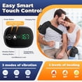 thumbnail image 4 of YUANBO Cordless Electric Heated Knee Massager, 3-in-1 Heated Knee Massager with Heat for Knee Elbow Shoulder Wrap with 3 Vibration & Heating Modes (2, 4 of 7