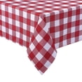 thumbnail image 1 of Buffalo Check Tablecloth Rectangle 52"x 52"-Washable and Stain Resistant Gingham Tablecloth Great for Outdoor Picnic, Parties, Kitchen and Holiday Dinner,Navy Blue, 1 of 9