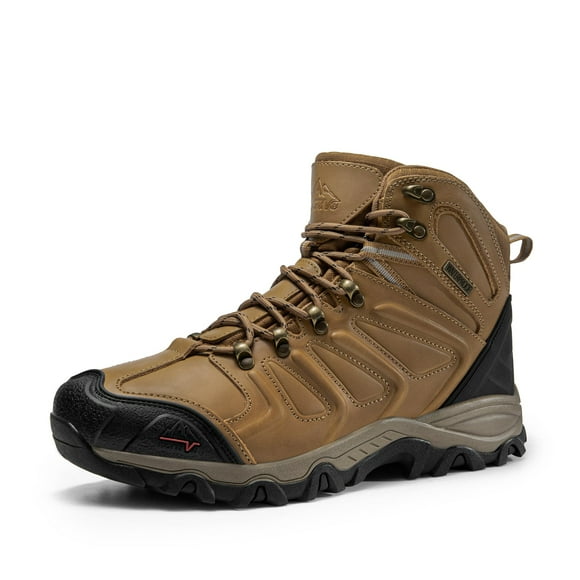 Botas de senderismo NORTIV 8 Armadillo impermeables para hombre, color marrón 7.5US