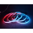 thumbnail image 3 of Tzvmny lighting- 4PCS 15.5" Five Row 5Rolls Dream Color CHASING LED Wheel Rings Lights For Car Truck Bluetooth APP +Remote control, 3 of 5