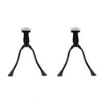 2X Alloy Double-Leg Center Mount Bicycle Bike Kick Stand Black 26 Inch Cycle