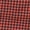 Red-Black, variant on INSPIRE CHIC Women's Contrast Peter Pan Collar Gingham Long Sleeve Button Front Shirt S Red-Black