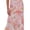 Floral Pink, variant on Women's backless V-neck long skirt sexy backless tight low cut long skirt backless cocktail party summer beach sun skirt