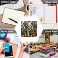 thumbnail image 6 of FORMRS 1-Subject Spiral Notebook 8" x 5" College Ruled 60 Refillable Sheet A5 Hard Cover, 2 Pack, White Floral Garden, 6 of 7