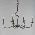thumbnail image 4 of 27706BO Maxim Lighting Padrona - 6 Light Chandelier-27.5 Inches Tall and 32.5 Inches Wide     -Traditional Installation, 4 of 4