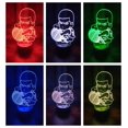 thumbnail image 2 of Lámpara 3D Illusion Hanamichi Sakuragi LED de 7 colores, 2 of 2