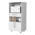 thumbnail image 3 of White Engineered Wood Microwave Stand / Beautify Your Kitchen Decor, 3 of 3