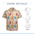 thumbnail image 7 of High Quality Hawaiian Shirts for Men Short Sleeve Aloha Beach Shirt Floral Summer Casual Button Down Shirts Blouses OCAK4D, 7 of 7
