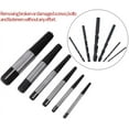 thumbnail image 4 of Ensemble d'Extracteurs de Vis 12 Pcs pour Boulons et Clous Endommagés, 4mm-25mm, Inclut des Embouts de Forage, 4 of 7