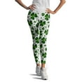 thumbnail image 6 of Tejiojio Fall Clearance Women High Waisted Leggings Women Tights St. Patrick's Day Print Tights Workout Yoga Pants, 6 of 9