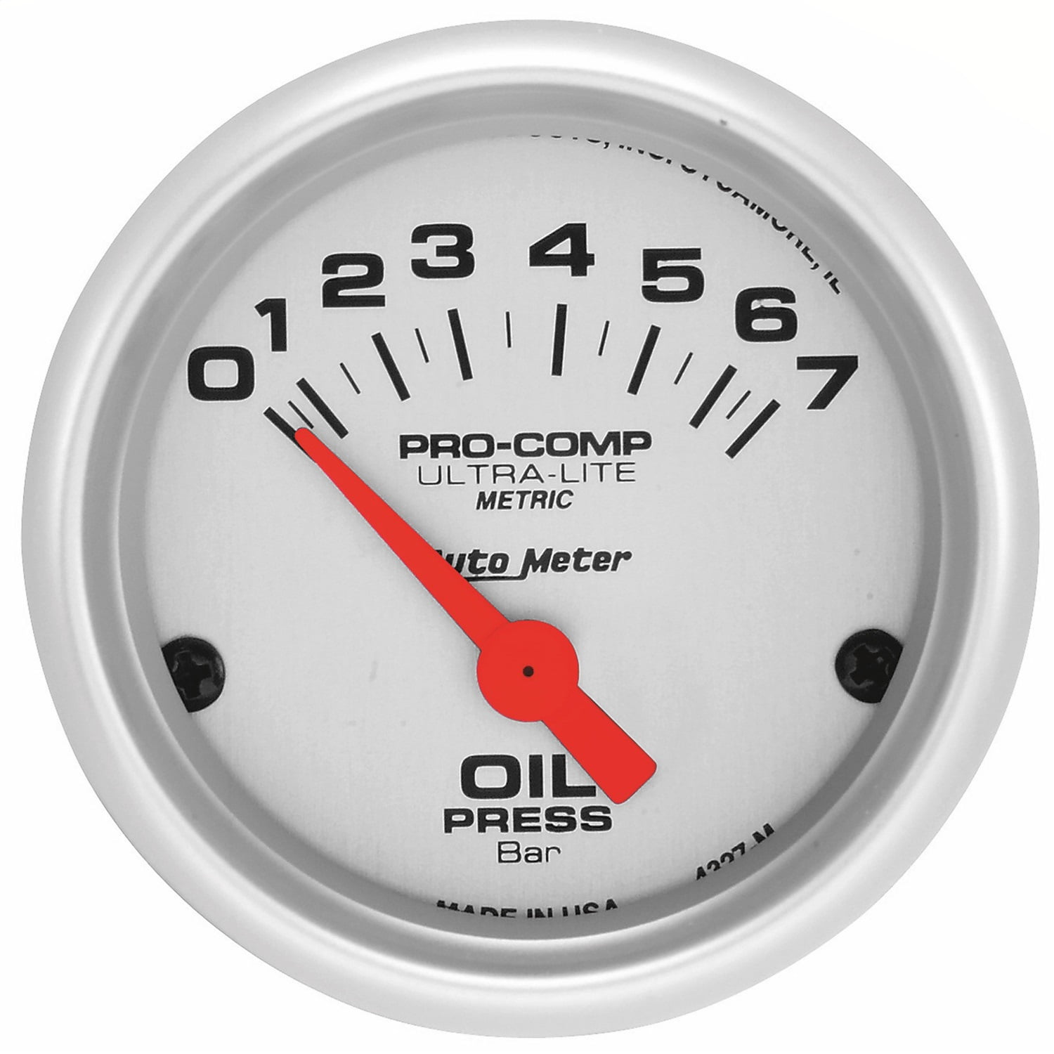 AutoMeter 4327M UltraLite Electric Oil Pressure Gauge