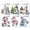 C, variant on 6PCS 5D DIY Diamond Painting Christmas Cards with Envelopes, Handmade Rhinestone Holiday Greeting Cards Gift for Adults
