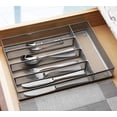 thumbnail image 2 of Drawer Organizer- Cutlery Tray Silverware Flatware Storage Divider For Kitchen, 2 of 6