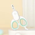 thumbnail image 3 of Cat Claw Clipper, Multifunction Professional Puppy & Small Animal Nail Clippers, Stainless Steel Scissors, Equipped With High Brightness Led Light And Uv Light (Green), 3 of 5