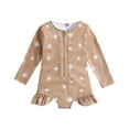 thumbnail image 3 of Edvintorg Infant Bathing Suit Long Sleeve Cute Ruffled Swimwear Kids Girl Guard Bathing Suits with Zipper 12M-5T Summer Children's Swimsuit for Girls, 3 of 6