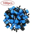 thumbnail image 1 of Hi,Fancy Drip Irrigation Dripper 8-hole Adjustable Watering Sprinkler Drip Irrigation Plastic Nozzle, 100pcs, 1 of 8