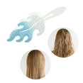 thumbnail image 6 of Unique Bargains 1 Pc Gradual Flame Hollow Comb Hair Brush Blue ABS Nylon, 6 of 6
