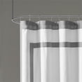 thumbnail image 3 of Greyson Cotton Shower Curtain Grey 72x72", 3 of 5