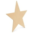 thumbnail image 5 of Wooden Star Shapes, 6 Inch Large Patriotic Natural Wood Cutouts, Bag of 25, Unfinished DIY Craft Wall Decor by Woodpeckers, 5 of 7