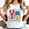 thumbnail image 2 of Crawfish Boil Season Summer T-Shirt, Seafood Funny Retro Tee, 2 of 5