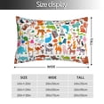 thumbnail image 4 of Disketp Pillow Covers Animals Pattern Throw Pillow Case Cushion Covers,Cushion For Bedroom,Couch,Home-14"X20", 4 of 9