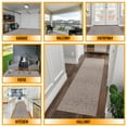 thumbnail image 6 of Ottomanson Absorbent Non-Slip Runner Rug Pad Dual Surface Safe for Hardwood & Carpet, 3' x 22', 6 of 9