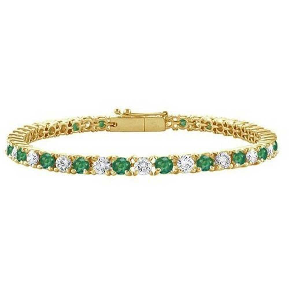 white gold cz tennis bracelet