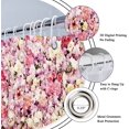 thumbnail image 3 of UOWRPOZ Bridal Floral Pink Rose Polyester Shower Curtain, 72"x72" Waterproof 12 Count, 3 of 6