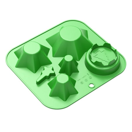 

Christmas Tree Silicone Mold Fondant Cake Chocolate Pudding Sugarcraft Decorating DIY Kitchen Baking Tools