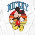 thumbnail image 3 of Disney Mickey Mouse Men's Sunrise Circle T-Shirt (Bright White, S-XXXL), 3 of 4