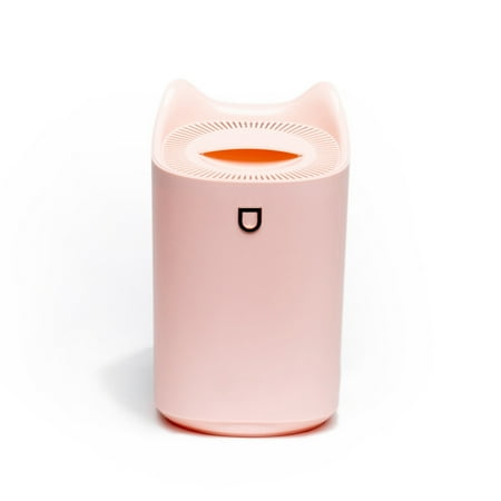 

ADVEN Air Humidifier USB Aroma Diffuser Double Nozzle with Colorful LED Light Humidifiers Refreshing Mist Maker Aromatherapy Diffusers Pink